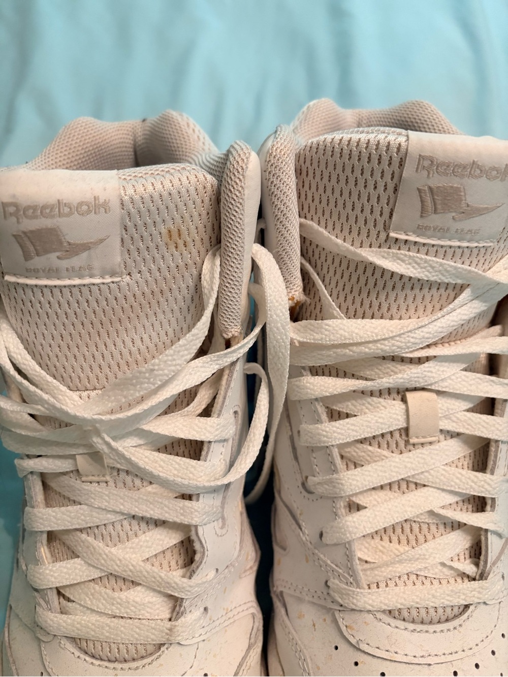 Reebok Kids' White High-Top Sneakers